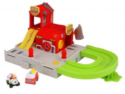 Giochi Preziosi 70684151 - Trash Pack Wheels - Feuerwache / Blazing Fire Station