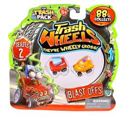 Giochi Preziosi 70682241 - 3-part Trash Pack Wheels #2 with 2 garbage monster cars each