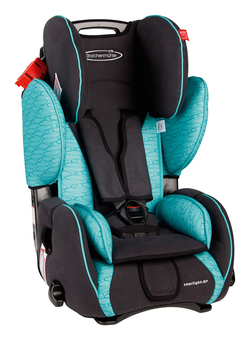 Storchenmühle Replacement Cover in lagoon turquoise for Storchenmühle Child Car Seat Starlight SP and Recaro Young Sport