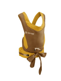 Concord Babytrage Wallabee in Sweet Curry, 2in 1 als Bauchtrage und Rückentrage nutzbar