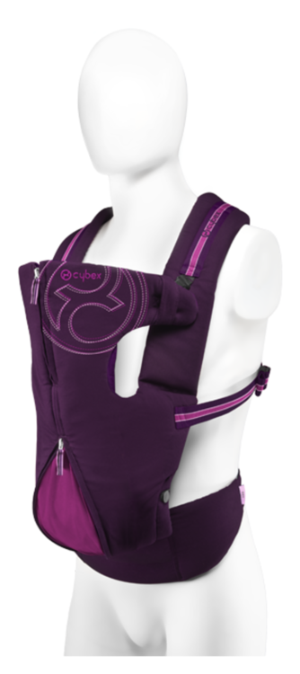 purple baby carrier
