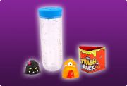 Giochi Preziosi 70683831 - 3-part set Trash Pack with each 2 trash monster in test tube