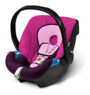 Cybex Aton in Purple Rain - purple, Isofix möglich