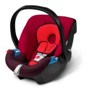Cybex Aton in Rumba Red - dark red, Isofix möglich