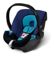 Cybex Aton in Blue Moon - navy blue, Isofix possible