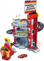 BBurago 15656096, Ferrari Double Lane Racing Garage, with 2 Cars, 1:64