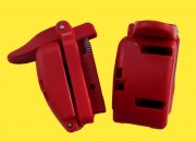 Spare part belt clamps for child seats Storchenmühle Starlight SP, Starlight SP Pro, Recaro Young Sport, Young Sport Hero