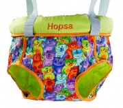 Door bouncer Hopsa Cat colorful orange, design 2021, former Storchenmühle Hopsi