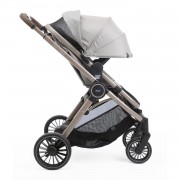 Chicco Best Friend Pro Desert Taupe extended canopy with a zipped hidden segment and a net mesh peek-a-boo window