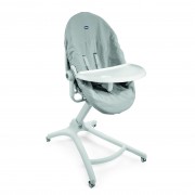 Chicco BABY HUG 4 IN 1 - AIR - Dark Grey - as high chair with meal set - example