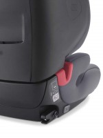 RECARO Tian Core, detailed view red marked belt guide for correct installation