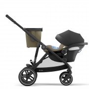 Cybex Gazelle S Mono with infant carrier and shopper colour Classic Beige BLK