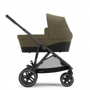 Cybex Gazelle S with carrycot from 0-6 months sideview colour Classic Beige BLK