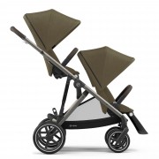 Cybex Gazelle S sibling/twin pushchair with two seatunits colour Classic Beige TPE