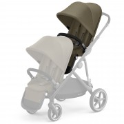 Cybex Gazelle S seat unit Classic Beige BLK added for usage as sibling/twin pushchair