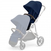Cybex Gazelle S seat unit Navy Blue TPE added for usage as sibling/twin pushchair