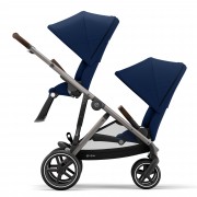 Cybex Gazelle S seatunit Navy Blue TPE same line of sight in usage as sibling/twin pushchair