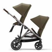 Cybex Gazelle S seatunit Classic Beige TPE same line of sight in usage as sibling/twin pushchair