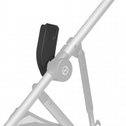 Detailed view adapter on frame of the Cybex Gazelle S pushchair
